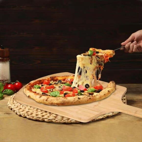 Large Wooden Pizza Peel - Picture 3 of 6